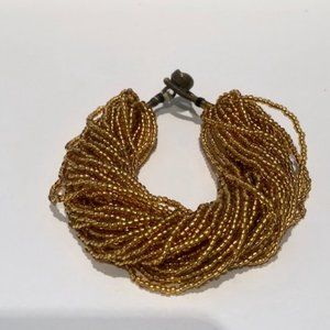 Multi Strand Twist Beaded Bracelet
